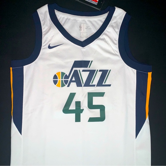 Nike Other - NWT Nike Donovan Mitchell Utah Jazz #45 White Association Swingman Jersey 40 S